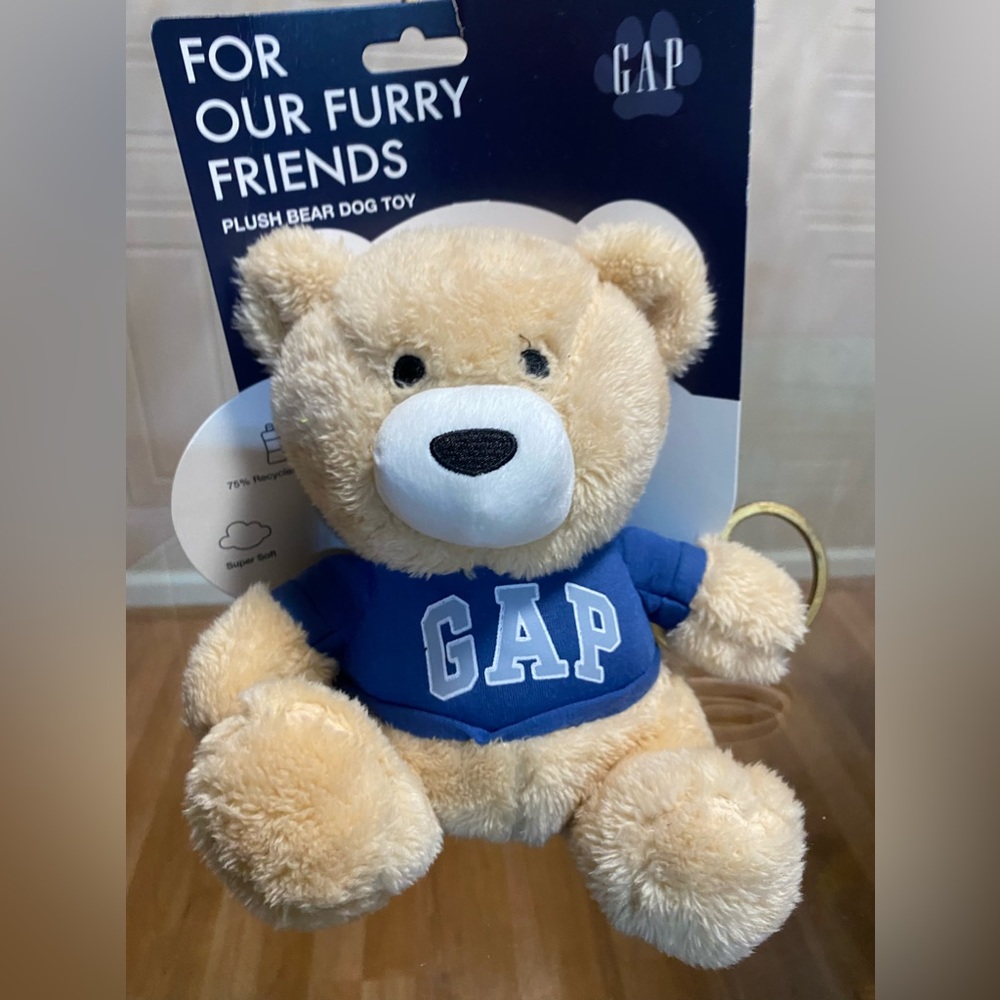 - Brand New Dog Toy With Squeaker Plush Teddy Bear 8.5” Very Solf And Sque…